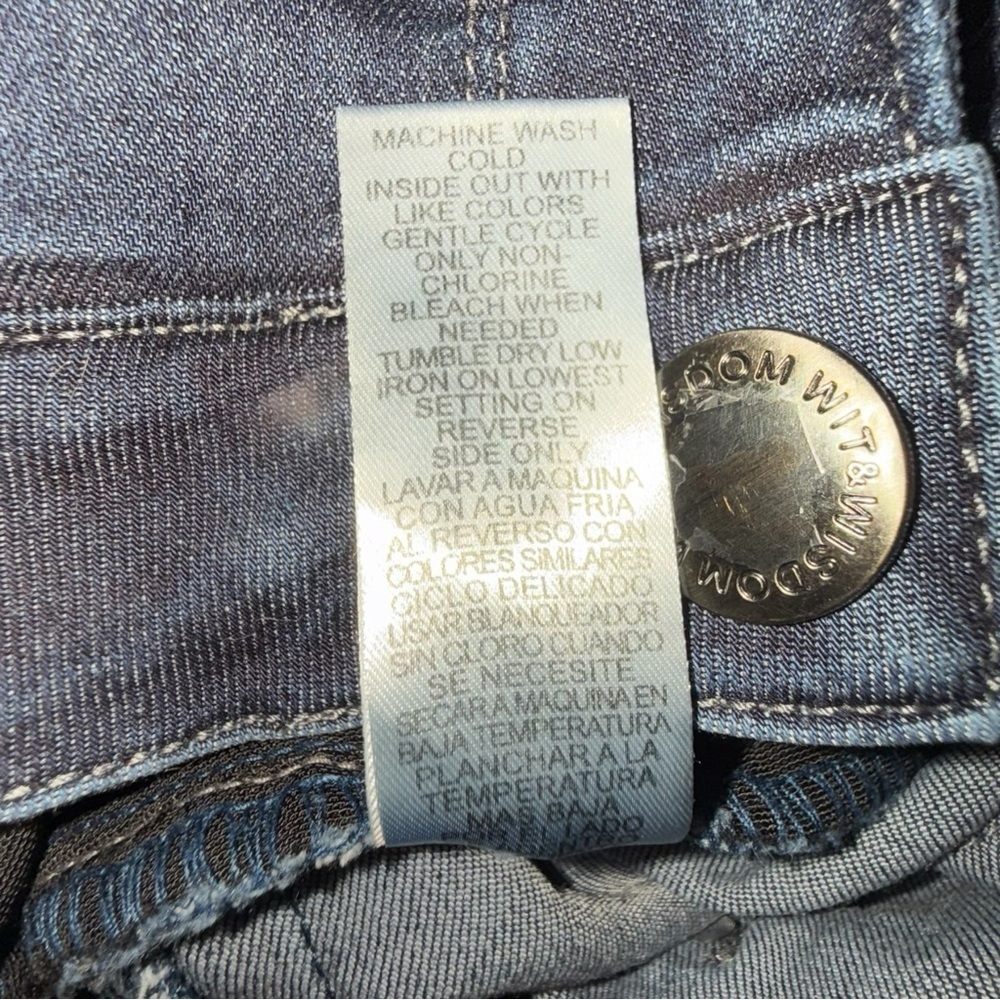 WIT & WISDOM ‘Ab’Solution Sophie Ankle Skinny Jeans - 16W Dark Navy - Picture 9 of 14
